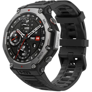 Amazfit T-Rex 3 smartwatch vista frontal resistência militar