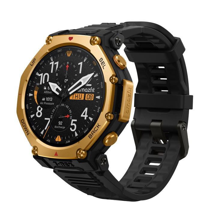 Amazfit T-Rex 3 Pro smartwatch no pulso aventura