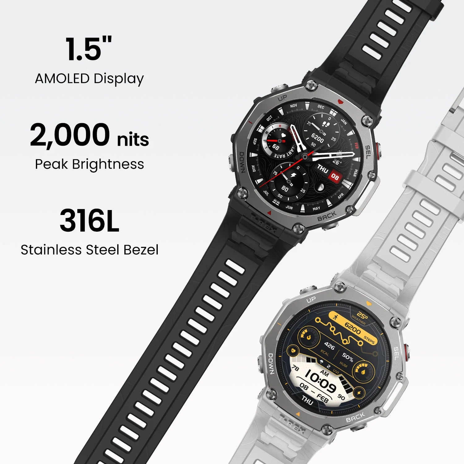 Amazfit T-Rex 3 monitor de saúde e sono