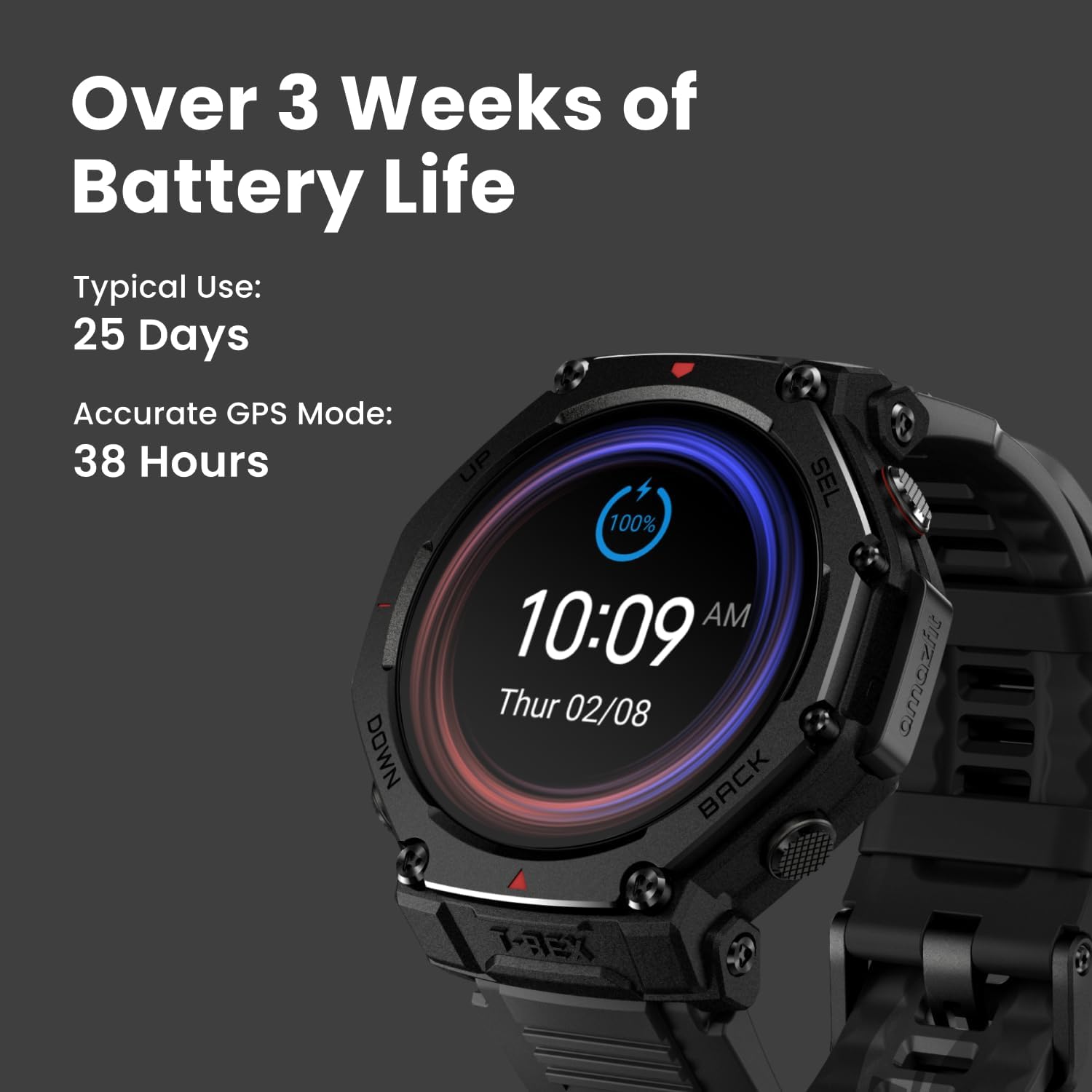 Amazfit T-Rex 3 Pro bateria de longa duração